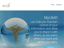 Tablet Screenshot of mylifeid.com